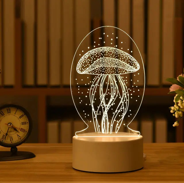 SLEEP HELPER LED 3D LAMP (Latest 2024 Design night Lamp Specially for Children & Adults) verity flora