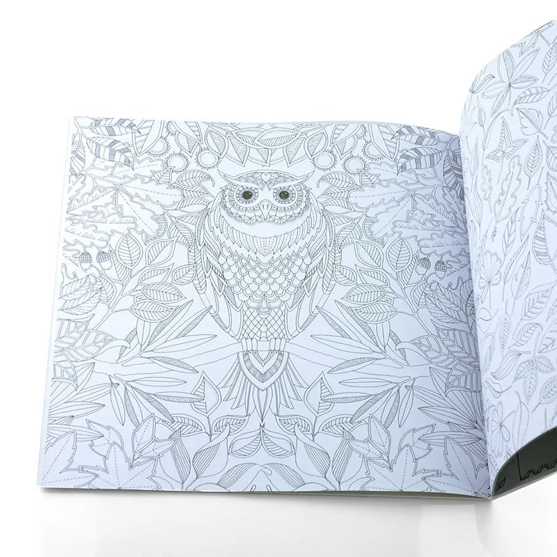 24 Pages Coloring Book verity flora