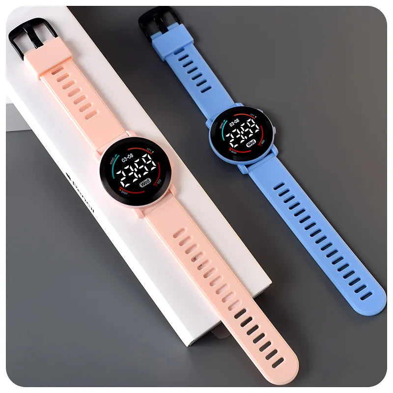 Splashproof Kids' LED Watch verity flora