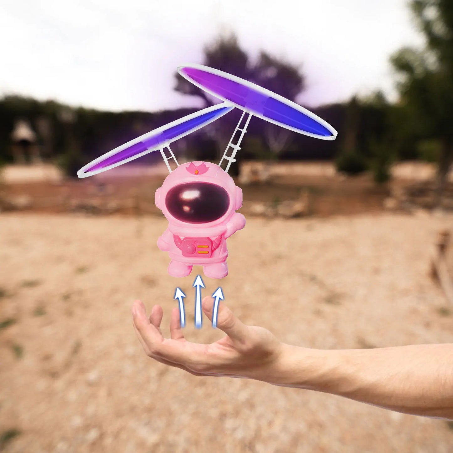 Gesture Sensing UFO Drone Toy verity flora