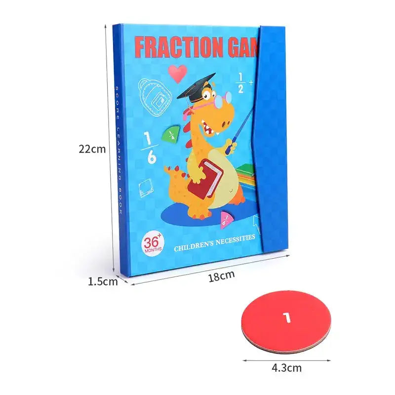 Children's Magnetic Fraction Book verity flora