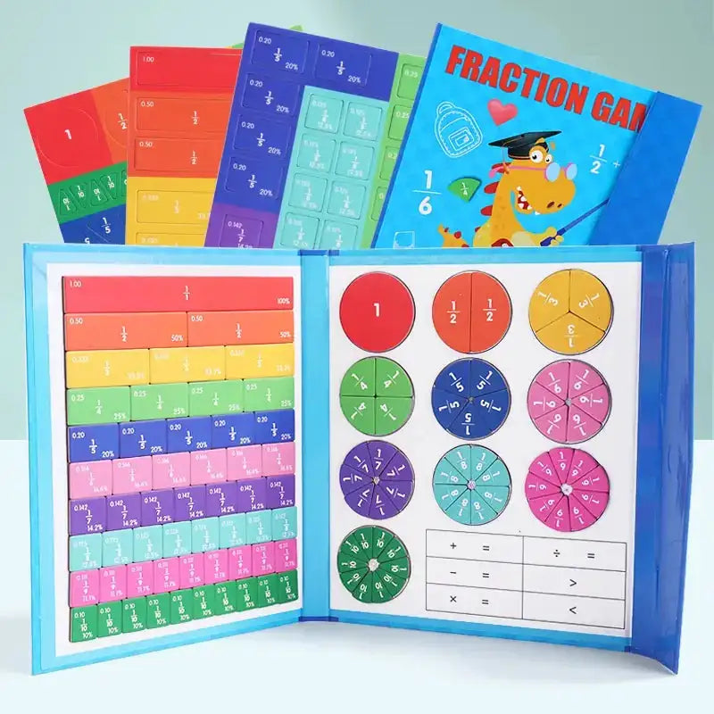 Children's Magnetic Fraction Book verity flora